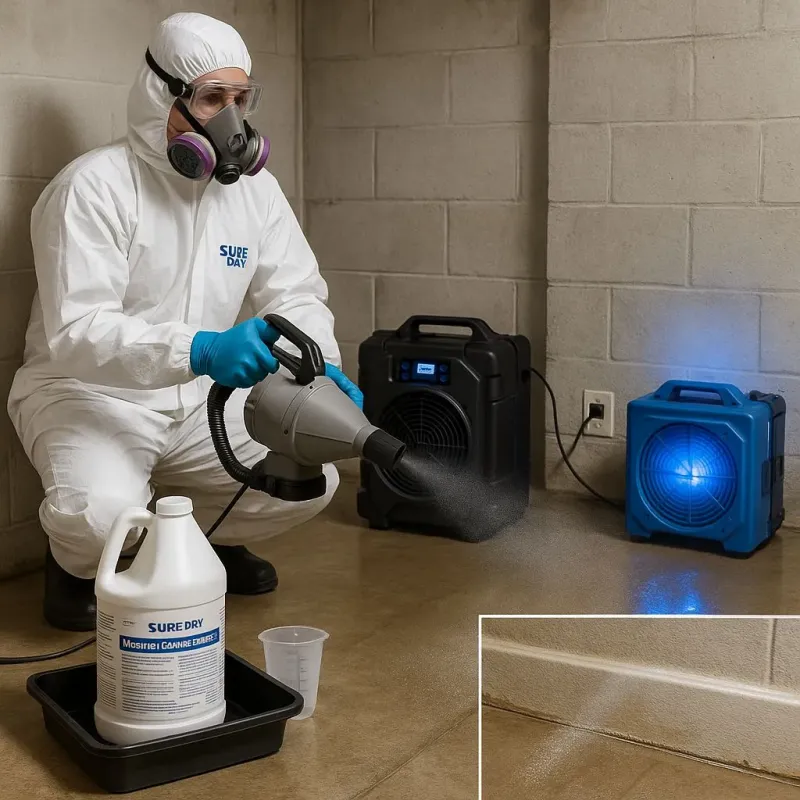 Sanitization and Odor Removal process in Central Falls, RI