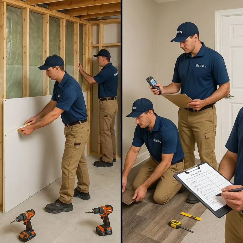Repairs and Reconstruction process in Central Falls, RI